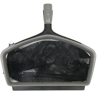 WeltenMarkt Norsup Deep Bag Leaf Rake - Herramienta de limpieza de piscina superior | Construcción robusta | Montaje y cierre rápido de barras telescópicas | Borde TPR para protección | Recogida