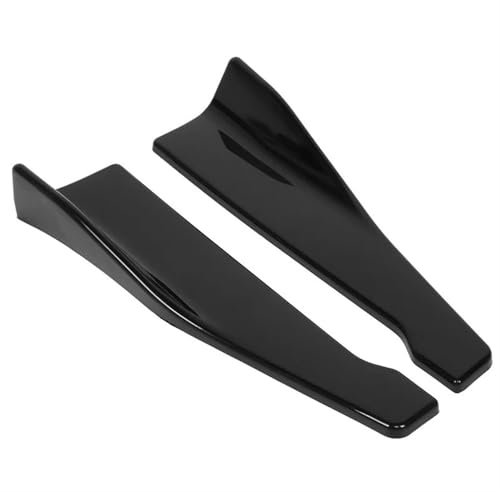 Auto Trittbretter Seitenschweller Universal Auto Seitenschweller Stoßstange Spoiler Splitter Schutz Für Seat Für Ibiza 6j(Glossy Black)