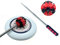 Disc Golf Retriever, 3 m, Disc-Retriever, Discgolf, ausziehbare Discgolf-Retriever-Stange mit Saugnapf, um Scheiben in Wasser, Bäumen, Felsen, Büschen zu holen