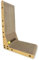 MERSJO 2-in-1 Katzen-Kratzboard, Eck-Kratzmöbel mit Balltunnel, Horizontale & Vertikale Montage, Holzoptik, 60 cm