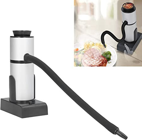 Infusor de Humo de Madera Portátil para Bebidas para Cocinar Alimentos Gastronomía Molecular, Agrega Delicioso Sabor Ahumado, Humo Frío para Barbacoa Al Aire Libre