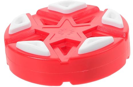 CSXMONEY Sports Inline-Eishockey, Outdoor-Hockey-Pucks, PVC, Rot