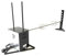 Tournebroche géant 'vitesse variable Broche Acier Inoxydable cm 95 couple fourchettes pour bloquer la viande