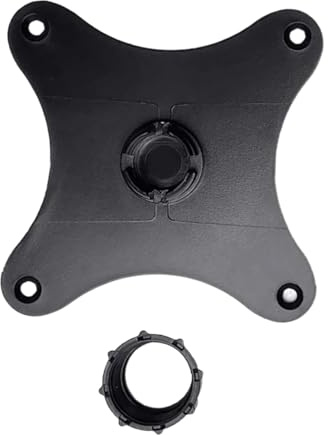 Monitor-Montageadapter mit 7,5 cm Löchern, Ersatzteile für TV-Halterung, Ersatz-Hardware, Kugelkopf, 17 mm, horizontal, vertikal, für Zuhause, Büro, Konferenzraum