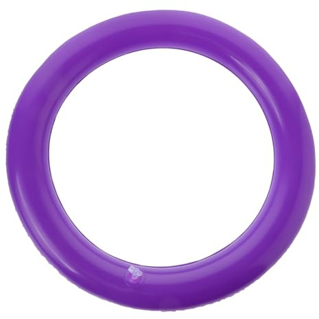 HONITANO Aufblasbarer Yogaballständer Lila aus PVC für Workout und Exercise | Stabile Unterstützung, Runder Stabilisator mit Fixierring, Leicht zu Reinigen, für Yoga Ball und Training