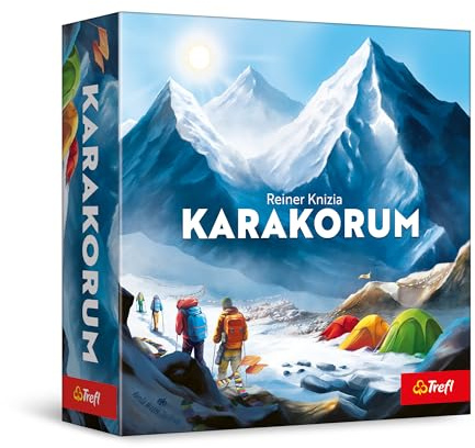 Trefl - Karakorum | Familienspiel, Planen Sie Ihre Bergtour vernünftig, für Erwachsene und Kinder ab 8 Jahren, Mehrfarbgi
