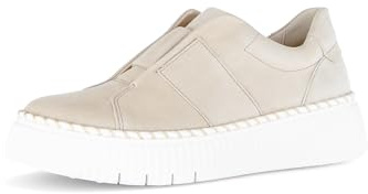 Gabor Damen Low-Top Sneaker, Frauen Sandalen,Halbschuhe,straßenschuhe,sportlich,Passform,Comfort,wechsel-Fussbett,rot,Oak (Natur),40.5 EU / 7 UK