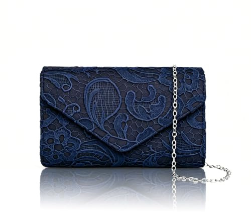 BSBUY Pochette Donna Elegante Borsetta Paillette con Catena da Cerimonia
