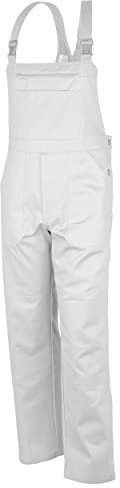 QUALITEX HIGH QUALITY WORKWEAR Latzhose-Basic 100% CO 240 G/M² Farbe Weiss Größe 56