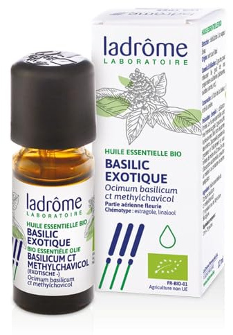 Ladrome Huile essentielle basilic exotique bio 10ml