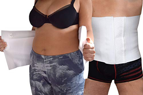 BODYPERFECT Bauch und Rückenstützgürtel Bauchweggürtel Postpartale Gürtel Erholung Made in Italy (L)