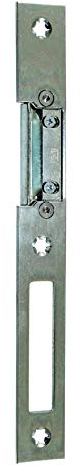 GU BKS Universal Secury Haustür Flach Schließblech mit AT-Stück Rechts, 24 x 215 x 3 mm