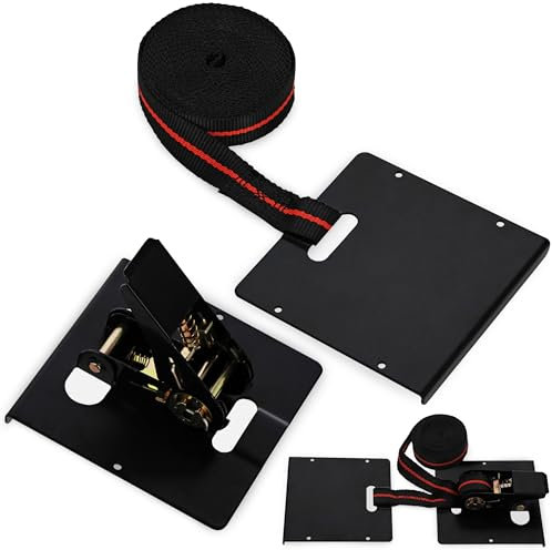 DCT Flooring Strap Clamp Flooring Tools Flooring Installation Tools and Clamping Ratchet Tie Down Strap 16 Foot, 2 Pairs