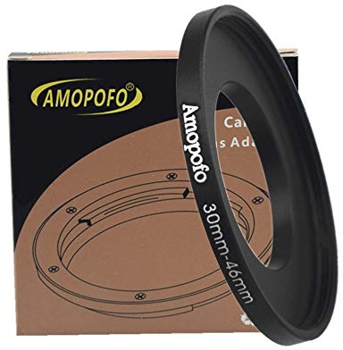 Filtri per fotocamera da 30 mm a 46 mm, compatibili con tutti gli obiettivi della fotocamera da 30 mm o con filtro UV CPL da 46 mm, anello per passo in avanti per fotocamera da 30 a 46 mm