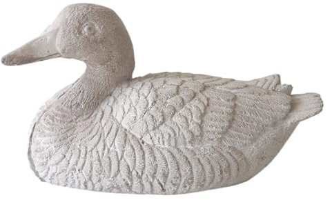 Generisch Deko Figur Steinguss Beton Ente Stockente Vogel Gartendeko Skulptur Statue -1