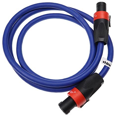 vhbw Verbindungskabel kompatibel mit Bose Bassmodul B1, B2 - Audiokabel, 1,5 m, Blau