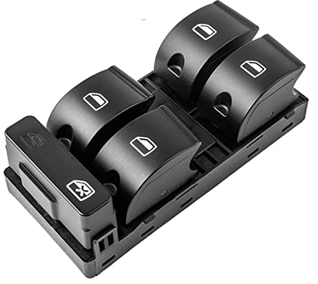 Nonuiny Fensterheber Schalter Auto Electric Power Master Fensterschalter Taste Autozubehör Für A&UDI A4 B6 Für A&UDI A4 B7 2002-2008 8E0959851B
