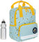 Fabrizio Rucksack Mädchen Jungen Kinder Rucksack Set 2 Teile Kinderrucksack Backpack Kids Kindergartenrucksack 20644 + Trinkflasche (Bees 2300)