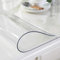 Tischfolie transparent 1.5mm 40 x 80cm Transparente Tischdecke Tischschutz, PVC Glasklar Folie Tisch Schutzfolie, Wasserdicht Schutztischdecke, Tisch Schutzfolie