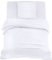 Utopia Bedding - Funda nordica 135x200cm, Sabana Bajera 90x200cm y Funda Almohada 80x80cm - Funda edredon Cama 90- Juego de Cama de Microfibra cepillada Suave (Blanc)