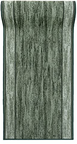 Mazovia Läufer Flur 100x825cm Grün Klassisch 90er-Retro Weich rutschfest
