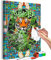 murando - Malen nach Zahlen Tiger Tier Porträt 40x60 cm Malset mit Holzrahmen auf Leinwand für Erwachsene Kinder Gemälde Handgemalt Kit DIY Geschenk Dekoration g-A-10128-d-a