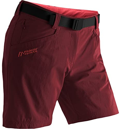 Maier Sports Damen Lulaka Shorts, Sundried-Watermelon, 44