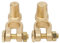 Battery Terminals Clamps Pair SAE to JIS Car Battery Terminal Connector Positive Negative Top Post Brass Battery Terminal for Auto