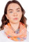 Dünner, leichter und weicher Damen Loop Schal Rundschal Halstuch Schlauchschal Accessoires - Jette (M150 orange)
