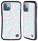 Head Case Designs Rosa Pallido E Turchese Particelle Pattern Cover Ibrida Compatibile con Apple iPhone 13