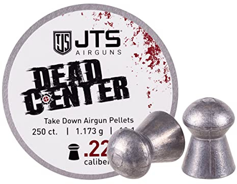 JTS Airguns Dead Center Precision .22 Cal, 18.1 Grains, Domed, 250ct