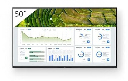 SONY FW-50BZ30L affichage de messages Panneau plat de signalisation numérique 127 cm (50) LCD Wifi 440 cd/m² 4K Ultra