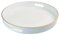 UOEKCS Weißes dekoratives Tablett, Serviertablett mit Griffen, rundes dekoratives Tablett für Couchtisch, 33 cm Kunststofftablett für Ottomane, Wohnzimmer, Badezimmer, Heimdekoration