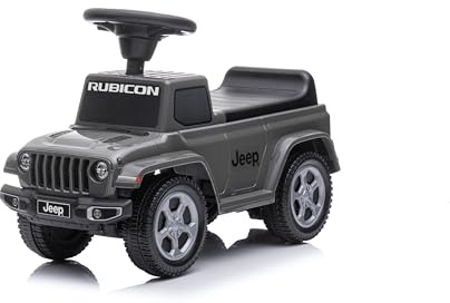 TURBO CHALLENGE - Jeep Gladiator Rubicon - Lauflernhilfe - 119661 - Freilauf - Grau - Max. 25 kg - Kunststoff - Batterien Nicht enthalten - Kinderspielzeug - Geschenk - Geburtstag - Ab 18 Monaten