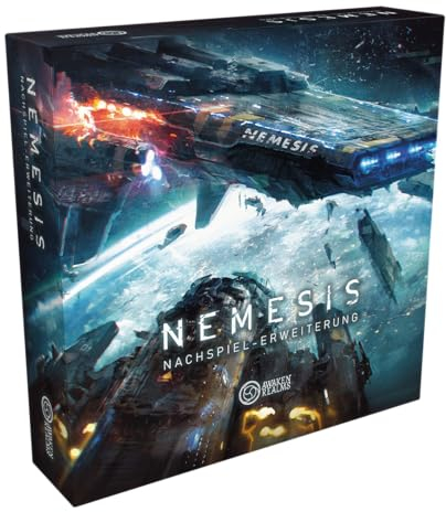 Awaken Realms, Nemesis - Nachspiel, Erweiterung, Expertenspiel, Dungeon Crawler, 1-5 Spieler, Ab 14+ Jahren, 45-60 Minuten, Deutsch, Mehrfarbig, Bunt