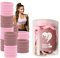 BLISSWISP Confezione da 50 elastici per capelli, elastici per capelli, fasce elastiche per donne e ragazze, multicolore, complemento perfetto per toeletta o bagno. (Rosa)