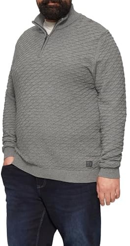 s.Oliver Strukturierter Pullover mit Half-Zip
