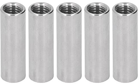 5-teilige Runde Überwurfmutter, M12 X 1,75-16-L50 Mm Zylindrische Überwurfmutter, Überwurfmutter Mit Innengewinde aus Edelstahl 304, Für Mechanische Reparatur, Rohrreparatur