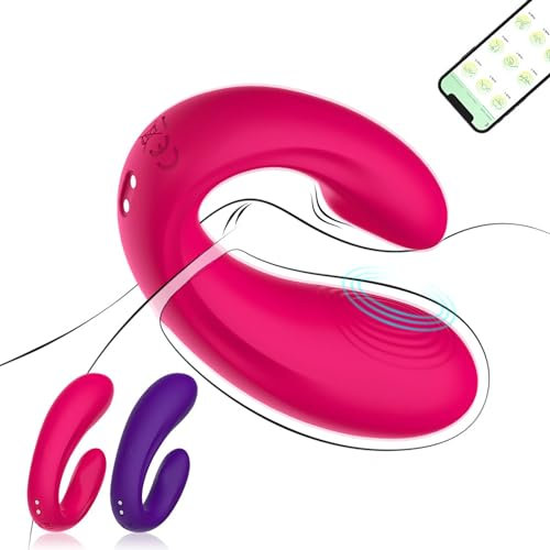 LYAMais G-Punkt-Vibratoren,Paar-Vibratoren Vibrator Sex Spielzeug für die Frau Paare mit 9 Vibrationsmodi APP-Fernbedienung Sex Toys vibratorstarb Klitoris Stimulator Dildo Vibratoren leise(Rosa)