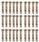 YKUKIZEE 30 Pcs Expansion Screw Bolts, M10 x 85 mm Hex Nut Sleeve Concrete Anchor Bolts, Heavy Duty Masonry Anchor Bolt Carbon Steel for Brick Cavity Wall Fixings