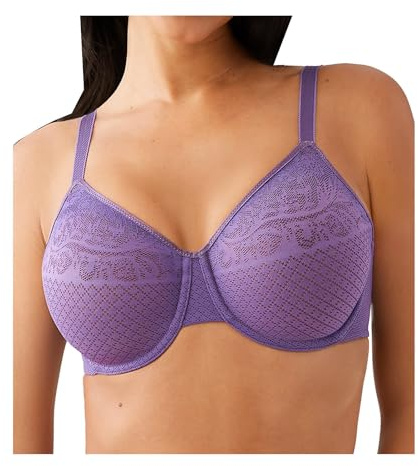 Wacoal Women's Visual Effects Minimizer Bra, Grape Compote, 32DD
