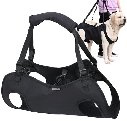 Hundehebegeschirr, Tragegeschirr für Hunde, Tragegeschirr Hund Hebegeschirr für Hunde, Stützgeschirr für Hinterbeine von Hunden mit Griffen