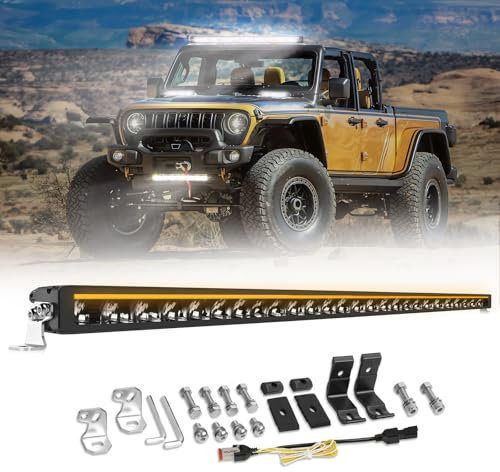 CO LIGHT 52 Light bar Auto 180W 36000LM led Balken 12v/24V Strahl bis zu 1656 Meter IP68 Geeignet für landwirtschaftliche Traktoren, 4x4 Fahrzeuge, Lastwagen und Wohnwagen