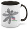 Teetaly Tazza Personalizzabile colorata In Ceramica (Nero)