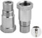 2 Stück Lambdasonde Adapter M18*1,5, 45mm O2 Sauerstoffsensor Extender aus Edelstahl, Sauerstoffsensor Verlängerung, Sauerstoffsensor Adapter, Auspuffanlagen Lambdasonde Eliminator für Autos und LKWs