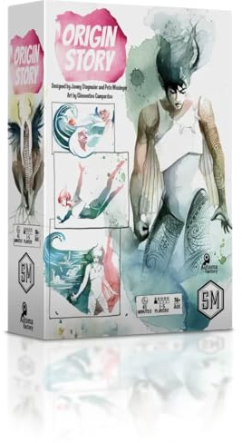 Stonemaier Games | Origin Story | Board Game | Ages 14+ | 1-5 Players | 45+ Minutes Playing Time | Board Game | Ages 14+ | 1-5 Players | 45+ Minutes Playing Time