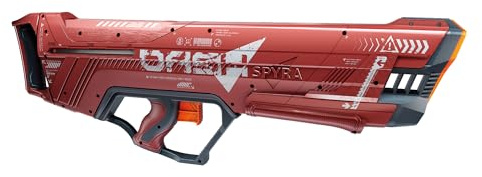 SpyraDash, extrem kraftvoller Wasserblaster mit groer Reichweite, manuellem Pumpmechanismus Keine Batterien nötig (Rot)