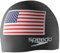 Speedo Uni Swim Cap Silicone Badekappe, Schwarze Flagge, One Size