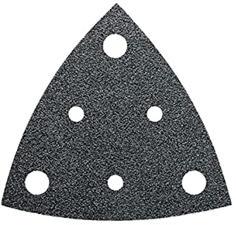 FEIN 63717116016 Schleifblätter Korn 240 | universeller Einsatz auf nahezu Allen Materialien | gelocht | Klettschnellbefestigung | hohe Abtrageleistung | 50 Stück, 1 V, Schwarz, Grit, Pack