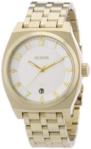 Nixon Herren-Armbanduhr XL Monopoly Analog Quarz Edelstahl beschichtet A3251219-00